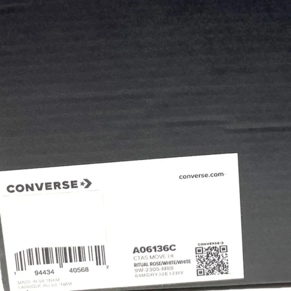 Converse Chuck Taylor Move Platform Sneakers Ritual Rose Hi Canvas Women A06136C